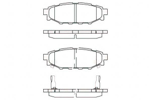 Klocki Hamulcowe Subaru Legacy 03> Roadhouse Roadh