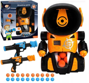 Robot Pistolet Wyrzutnia Strzelanie Do Celu Tarcza