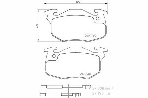 Klocki Hamulcowe Citroen Ax Saxo Peugeot 106 I 106