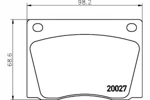 Klocki Hamulcowe Mercedes Heckflosse (w110) Heckfl