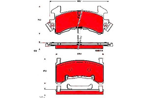 Klocki Hamulcowe Buick Century Cadillac Seville Ch