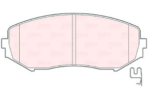 Klocki Hamulcowe Valeo 5520065j01 5520065j00 55200