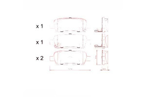 Klocki Hamulcowe Nissan X-trail 01- Tył Zimmermann