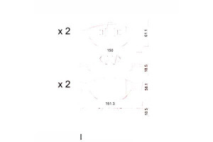 Klocki Hamulcowe Ford Fiesta 00- (+abs) Zimmermann