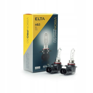 Żarówki Hb3 12v 60w P20d Elta Vision Pro 50% 2szt