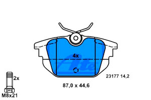 Klocki Hamulcowe Alfa Romeo 145 146 155 Gtv Spider