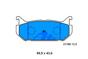 Klocki Hamulcowe Ford Usa Probe Ii Mazda 6 626 Iv