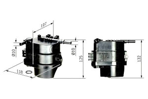 Filtr Paliwa Citroen C1 C2 C3 Xsara 1,4hdi Ford Fi