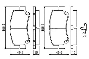 Klocki Hamulcowe Chery A1 Suzuki Wagon R+ 1.0/1.2/