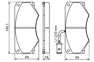 Klocki Hamulcowe Iveco Daily Ii 2.8d 05.96-05.99 B