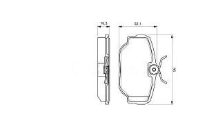 Klocki Hamulcowe Land Rover T. Bosch