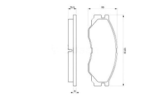 Klocki Hamulcowe Mitsubishi Delica / Space Gear 20