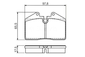 Klocki Hamulcowe Porsche Przód 911 928 944 83-97 B