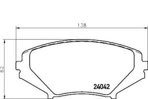 Klocki Hamulcowe Mazda Rx8 03-12 Brembo