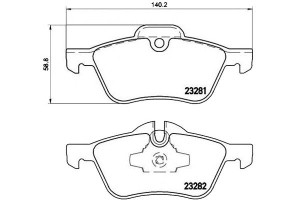 Klocki Hamulcowe Mini Cooper One 01- Brembo