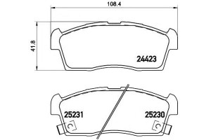 Klocki Hamulcowe Peugeot Ion 10- Przód Brembo