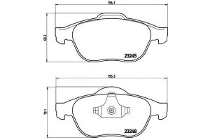 Klocki Hamulcowe Renault Espace 02- Brembo