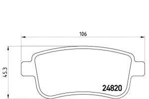 Klocki Hamulcowe Renault Grand Scenic 09- 2.0dci T