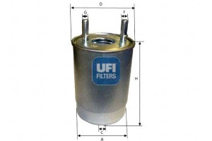 Filtr Paliwa Diesel Ufi