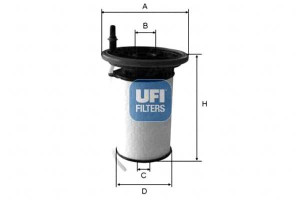 Filtr Paliwa Fiat Doblo 11- Ufi