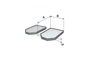 Filtr Kabinowy Audi A8 94- Filtron