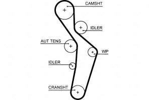 Pasek Rozrządu Audi A3 A4 Vw Golf V Touran 2.0 07.