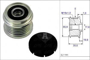 Koło Pasowe Alternatora Audi A6 1.8 01.97-01.05 In