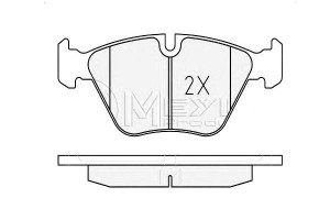 Klocki Hamulcowe Bmw Przód E39 520-540 10 96- Meyl