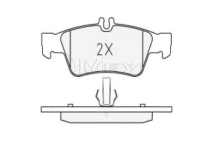 Klocki Hamulcowe Mercedes Tył W211 02- S211 03- Me