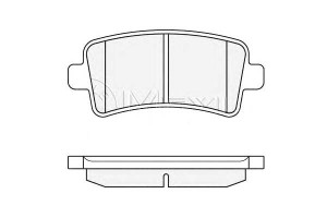 Klocki Hamulcowe Opel Tył Insignia 08- Z Czujnikie