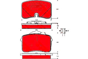 Klocki Hamulcowe Audi Przód 100 91-94 200 89-90 V8