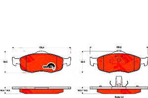 Klocki Hamulcowe Ford Przód Mondeo Scorpio 89-00 B