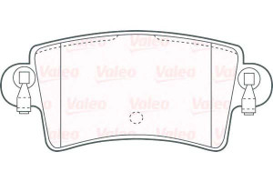 Klocki Hamulcowe Valeo 4406000qae 1605623 1605982