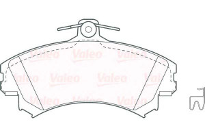 Klocki Hamulcowe Valeo Mr235557 Mr249241 Mr407946