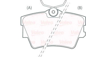 Klocki Hamulcowe Renault Tył Trafic Valeo