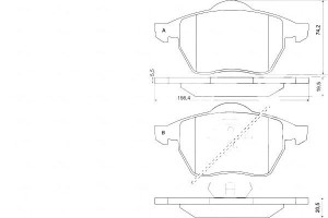 Klocki Hamulcowe Ford/seat/vw Sharan 95-00 A.b.s.