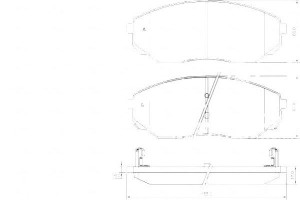 Klocki Hamulcowe Kia Sorento 02- A.b.s.