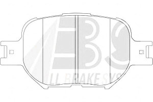 Klocki Hamulcowe Toyota Corolla 02-04 A.b.s.