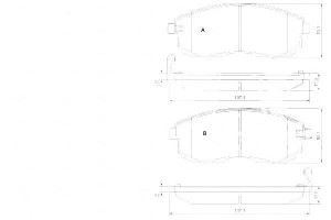 Klocki Hamulcowe Nissan Tiida 07- Przód A.b.s.