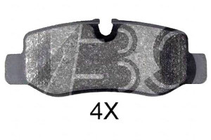 Klocki Hamulcowe Mercedes Vito W447 14- Tył A.b.s.