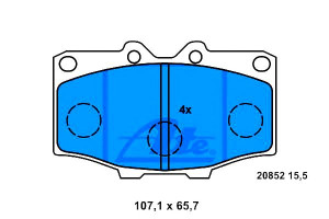 Klocki Hamulcowe Toyota Hilux Iii Hilux Iv Land Cr