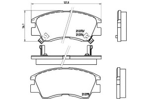 Klocki Hamulcowe Mitsubishi L300 86-99 Z Czuj. Bre
