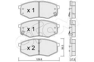 Klocki Hamulcowe Hyundai Ix20 10- Przód Cifam