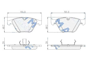 Klocki Hamulcowe Bmw 3 (e90 E92 E91) 2005> 5 (e60