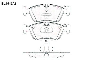 Klocki Hamulcowe Bmw 3 E36 E46 Z3 E36 Z4 E85 17.8m