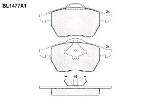 Klocki Hamulcowe Ford Galaxy Seat Alhambra Vw Shar