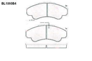 Klocki Hamulcowe Citroen Jumper Fiat Ducato Peugeo