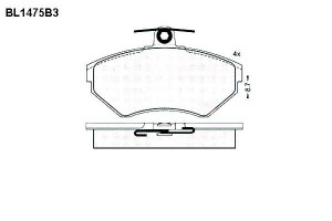 Klocki Hamulcowe Audi A4 Vw Passat 19.6mm Wva21945