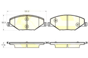 Klocki Hamulcowe Girling 6ru698151a 6ru698151