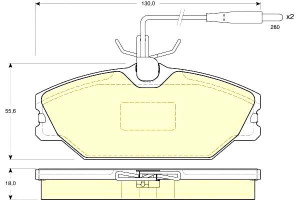 Klocki Hamulcowe Renault Laguna Megane Safrane Gr.